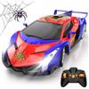 FUIOCOCP Macchina Telecomandata per Bambini 3 4 5 6 7 8 9+ Anni, 2.4Ghz Macchina Radiocomandata 15KM/h Veloci Auto RC Drift Car con Luci Spider Giocattolo Giochi Interno All'Aperto Regalo Bambino Maschio