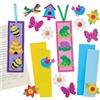 Baker Ross FN384 Kit segnalibro di primavera - Confezione da 6, creazione di segnalibri per bambini, artigianato per la Giornata mondiale del libro