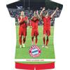 N NEUMANNVERLAGE - Calendario da calcio FC Bayern München 2025, 34,1 x 42 cm, calendario da calcio con motivi di stelle, calendario dei fan con punti salienti di calcio, rilegatura a spirale e