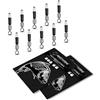 AMZfishing Nuovo Feeder Quick Change Swivel | Method Feeder | Pesca di Pesca | Mulinello da pesca | Pesca | Alimentatori | Accessori alimentatori (60 pezzi, d: set (tutte le 3 misure 20 pezzi)