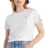 Tommy Hilfiger Tjw Regular Jersey C Neck Dw0dw09198, Top in maglia a maniche corte Donna, Bianco (White), S