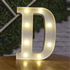 Tiardey Lettere Luminose a Forma di Simbolo a LED,lampade da Tavolo con tendone in plastica con Alfabeto,Festa di Compleanno per Matrimoni Tutti i Giorni Decorazioni da Appendere a Parete a casa-D