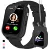 JUBUNRER 4G Smartwatch Bambini GPS Localizzatore WiFi Videochiamata SOS Contapassi Bambina Bambino Giochi Sveglia Fotocamera Calcolatrice Impermeabile Braccialetto Orologio Telefono Ragazzi Ragazze