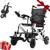 VOCIC V55 Sedia a rotelle elettrica pieghevole leggera per disabili 21KG,20KM Piccola carrozzina elettrica Stabile per anziani 136kg,3S Piegatura rapida, aeromobile idoneo al volo