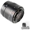 7artisans Obiettivo fotocamera 35 mm F0.95 APS-C MF compatibile con fotocamere Fuji X Mount X-A1 X-A10 X-M1 X-M2 X-H1 X-T1 X-T10 X-T2 X-T20 X-T3 X-T4 X-T100 X-T200 X-PR01 XS10 and More.
