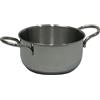 Sicignano Casalinghi Ingrosso Casalinghi Sicignano | Casseruola Acciaio Inox Daisy Uso Alimentare Ø12 cm, 2 Manici, Fondo Induzione - per Fornello Gas Piastra Elettrica Piano Vetroceramica Induzione - Lavabile in Lavastoviglie, Made in Italy