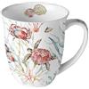 Ambiente Tazza in porcellana, ca. 400 ml, Bone China Mug per tè o caffè Maritim Sea Animals