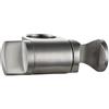 Tecmolog ST35 - Supporto per doccetta in acciaio inox, angolo regolabile, per asta doccia 25 mm, in nichel, ST35