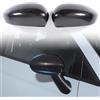 METYOUCAR Coppia di Coperture per Specchietti Laterali Auto Compatibili con Fiat 500 2016-2024, Coperture Laterali per Specchietto Retrovisore di Ricambio (Stile Fibra di Carbonio)