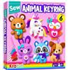 KRAFUN Kit da Cucito Portachiavi per Bambini 7+ Anni, 6 Bambole Peluche (Orsacchiotto, Unicorno, Cucciolo), Feltro, Istruzioni, Giocattolo Educativo