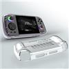 Generico Adatto per ANBERNIC RG 406H, Macchina da gioco Copertura protettiva TPU Raffreddamento Trasparente Anti-Gocce Custodia Retro Console di gioco portatile Accessori (Trasparente)