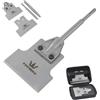 TOPWAY Set di SDS Plus/Max Scalpello per Piastrelle 4 Pollici + 5 Pollici Raschietto per Pavimenti, Scalpello a Spatola per Rimozione di Piastrelle, Tappeti, Linoleum 121118