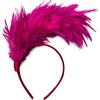 ISAKEN Fascia per Capelli con Piume Anni 20 - Cerchietti Donna, Fascinator Cerimonia, Copricapo Accessori per Matrimoni e Tea Party