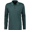 RAGMAN Polo da uomo a maniche lunghe, Verde foresta, M