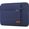 Lacdo 15.6 Pollici Borsa Protettiva Custodia per 15.6 Pollici HP Pavilion, 15.6 Pollici Lenovo IdeaPad 3 5, Acer Aspire 5, Huawei MateBook D 15, ASUS ZenBook/VivoBook 15, Dell Inspiron 15, Blu