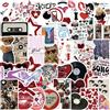 Lilbitty Y2K - Set di 50 adesivi per ragazze, per laptop, chitarra, valigia, auto e altro, impermeabili, in vinile per decorazioni Kawaii
