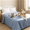 Byour3 - Copriletto Matrimoniale SUPER IMPERMEABILE Animali Antimacchia Protezione Letto Singolo Piazza e Mezza Antipelo Antimuffa Gatto Cane Bambini Coperta Lavabile (Avio, Matrimoniale)