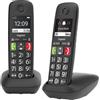 Gigaset E290 Duo Kit 2 Telefoni Casa Fisso Cordless Tasti Grandi Vivavoce Nero