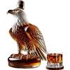 Salyeeluly Eagle Whisky Decanter | Decanter in vetro per whisky con scritta in lingua inglese Dad Husband, deliziosa e divertente statua di aquila, bottiglia per liquori per amanti, vacanze e famiglie