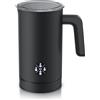 Arendo- Montalatte elettrico 500 W, Struttura a doppia parete, 4 programmi, schiuma calda e fredda, Schiuma cremosa e densa, 150/300 ml, Rivestimento antiaderente, Cappuccino/Latte Macchiato
