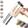 Mocoli Macchina Per Pasta, 40W Elettrica Macchina Per Pasta 4000 Mah Macchina Per Pasta Fresca Portatile Pressa Per Pasta Con 5 Modalità Per Ristorante Da Campeggio All Aperto