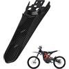 Runfarr Parafango posteriore allungato per moto, protezione per il parafango posteriore in ABS, in plastica, per Surron Light Bee X/S moto elettrica da cross, motivo in fibra di carbonio