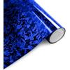 Arespark Pellicola Carbonio Forgiato, Blu, 150X30cm, Pellicola Wrapping Auto, Lucido Vinile Fibra per Moto e Auto