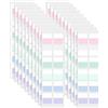 SAVITA 240 Pezzi Schede Indice Adesivi, Scrivibili Index Tabs Marker, Riutilizzabili Autoadesive Segnapagina Adesivi per Lettura di Indici, Cartelle di File, Appunti per Libri (Colori Chiari Misti)