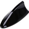 MINIKS Auto Antenna Pinna Squalo per Fiat Stilo Croma Bravo Palio Uno, Auto Tetto a Pinna di Squalo Antenne Segnale Radio FM/AM Antenna Decorativa Impermeabile Antipolvere,A/Black