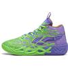 PUMA Scarpe da basket PUMA HOOPS x TMNT MB.04 RD unisex, Scarpe, Verde Pes/Rosso/Dark Amethyst, 42