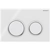 GEBERIT PLACCA DI COMANDO GEBERIT OMEGA 20 BIANCO E CROMO LUCIDO 115.085.KJ.1
