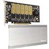 SYBA IO Crest 5 Slot M.2 B-Key SATA Base PCI-E 3.0 x2 Larghezza di Banda Scheda Controller Non-Raid Richiede x16 Slot
