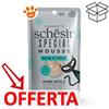 Schesir Cat Senior Special Mousse Skin & Coat Salmone con Pollo - Bustina Da 70 Gr - CONFEZIONE RISPARMIO