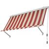 Huspert Tenda da sole a caduta con bracci con cassonetto beige/bordeaux / 300x250 cm