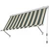 Huspert Tenda da sole a caduta con bracci con cassonetto beige/verde / 300x250 cm