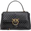 PINKO BORSA BIG LADY LOVE PUFF CHEVRON - 100042A0GK - nero