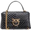 PINKO BORSA CLASSIC LADY LOVE PUFF CHEVRON - 100043A0GK - nero