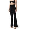 ELISABETTA FRANCHI PANTALONE IN CREPE CON FIOCCO IN RASO - PA08551E2 - nero