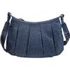 BORBONESE BORSA CROISSANT HOBO SMALL - 933076AH1X49 - denim