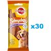 PEDIGREE Schmackos Multi Mix 30x36g snack con manzo sotto forma di strisce per cani