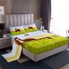 Loussiesd Bambini Cavallo Set Singolo Marrone Farmhorse Lenzuola Per Ragazzi e Ragazze - Camera Da Letto 3D Animale Selvatico Morbido Natura Giallo Floreale