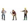 Noch G - Set di Statuette per modellisti, Colori a Mano e in plastica, Accessorio Ideale per Traccia G