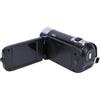 Tbest Videocamera Videocamera, Rotazione Full HD 16X Videocamera Digitale Ad Alta Definizione Videocamera DV Videocamera Vlogging Registratore per Feste in Casa, Picnic All'aperto(Spina europea nera)