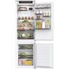 Ⓜ️🔵🔵🔵 Haier HBW5518D - Frigorifero combinato 2D 55, Serie 6, Incasso, 2 porte, No Frost, Luce Led, Bianco, L x P x A 54x54.5x177.2, Classe D