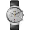 Braun Gents BN0265 Classic Chronograph Watch with Steel Dial and Black Leather Strap