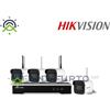Hikvision NK44W0H-1T(WD) KIT WI-FI 4MP COMPOSTO DA N.4 TELECAMERE BULLET + N.1 NVR 4 CANALI - Hikvision