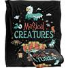 LOGOVISION HARRY POTTER Coperta, super morbida al tatto, 152 x 127 cm