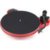 PRO-JECT RPM 1 CARBON RED HIGH GLOSS + TESTINA ORTOFON 2M RED NUOVO