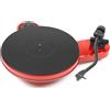 PRO-JECT RPM 3 CARBON RED + TESTINA ORTOFON 2M SILVER NUOVO