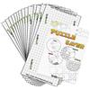 Lavievert Puzzle Saver Peel & Stick Carta adesiva Jigsaw Puzzle Colla Il modo migliore per preservare il tuo puzzle finito - 14 fogli